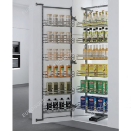 Tủ đồ khô inox 304 nan Oval 4 tầng EKO13460– Eurogold