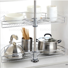 Mâm xoay inox 304 nan mở 1/2 – 180º EXT18080 – Eurogold