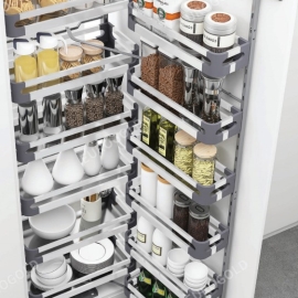 TỦ KHO INOX HỘP 4 TẦNG CÁNH MỞ EUROGOLD M040445