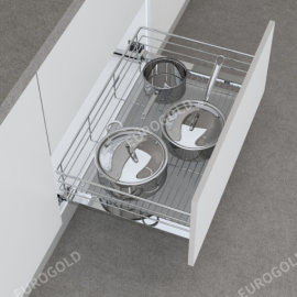 Giá xoong nồi inox 304 nan tròn EG30470B – Eurogold