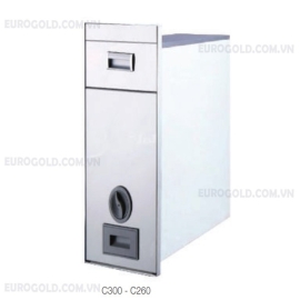 THÙNG GẠO MẶT GƯƠNG NÚT XOÁY EUROGOLD C260