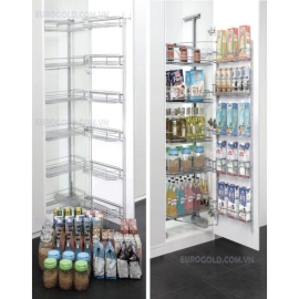 TỦ KHO INOX NAN DẸT MẠ CROM CAO CẤP CÁNH MỞ EV445SQ