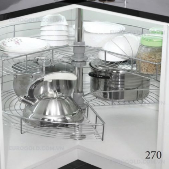 MÂM XOAY INOX NAN TRÒN EUROGOLD TR270E