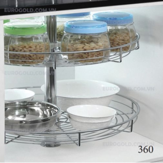 MÂM XOAY INOX NAN TRÒN EUROGOLD TR270E
