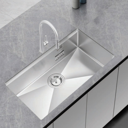 Chậu rửa bát chống xước 1 hố âm inox 304 EUC18045GB