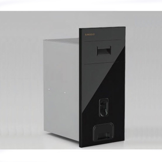 Thùng gạo mặt gương màu đen GB309B – Eurogold