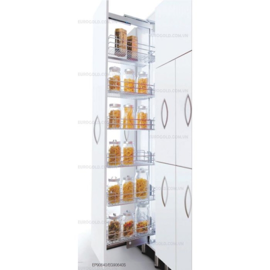 TỦ KHO NAN 6 TẦNG CÁNH RÚT EUROGOLD EG90640S