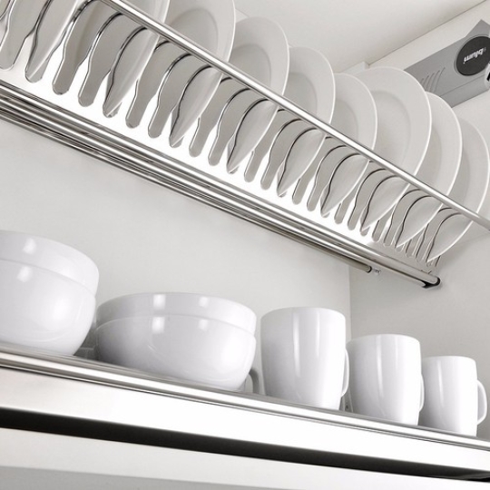 Gía chén đĩa cố định chữ V Eurogold inox304 EP180