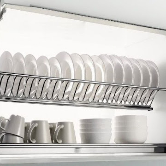 Gía chén đĩa cố định chữ V Eurogold inox201 EU01100